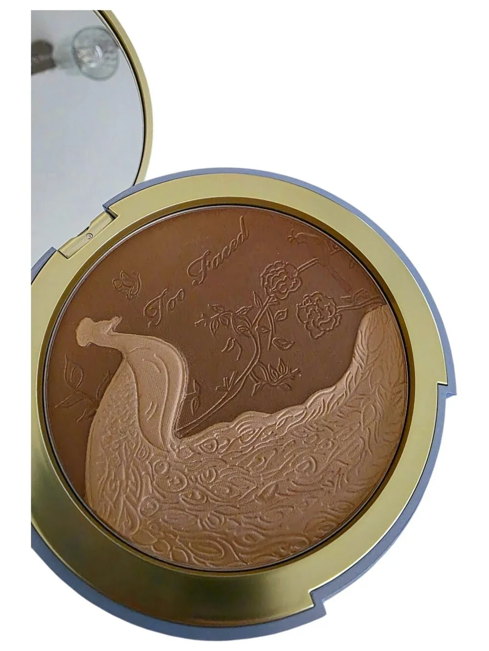 Too Faced Natural Lust Satin Bronzer Highlight Powder Compact NEW Cruelty-Free